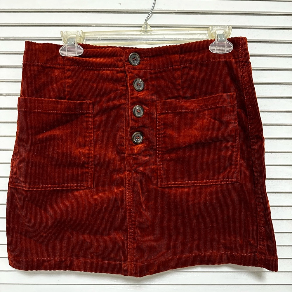 Corduroy Mini Skirt